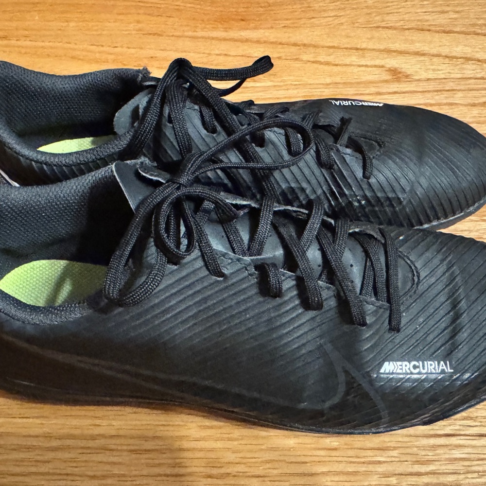 Nike Mercurial Black Cleats